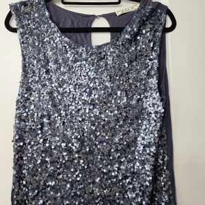 Sequin Sleeveless top